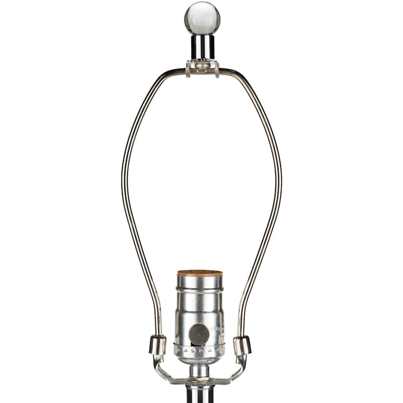 Debi Painted Glass 28-inch Mid-Century Table Lamp - 13.5" x 13.5" x 28"
