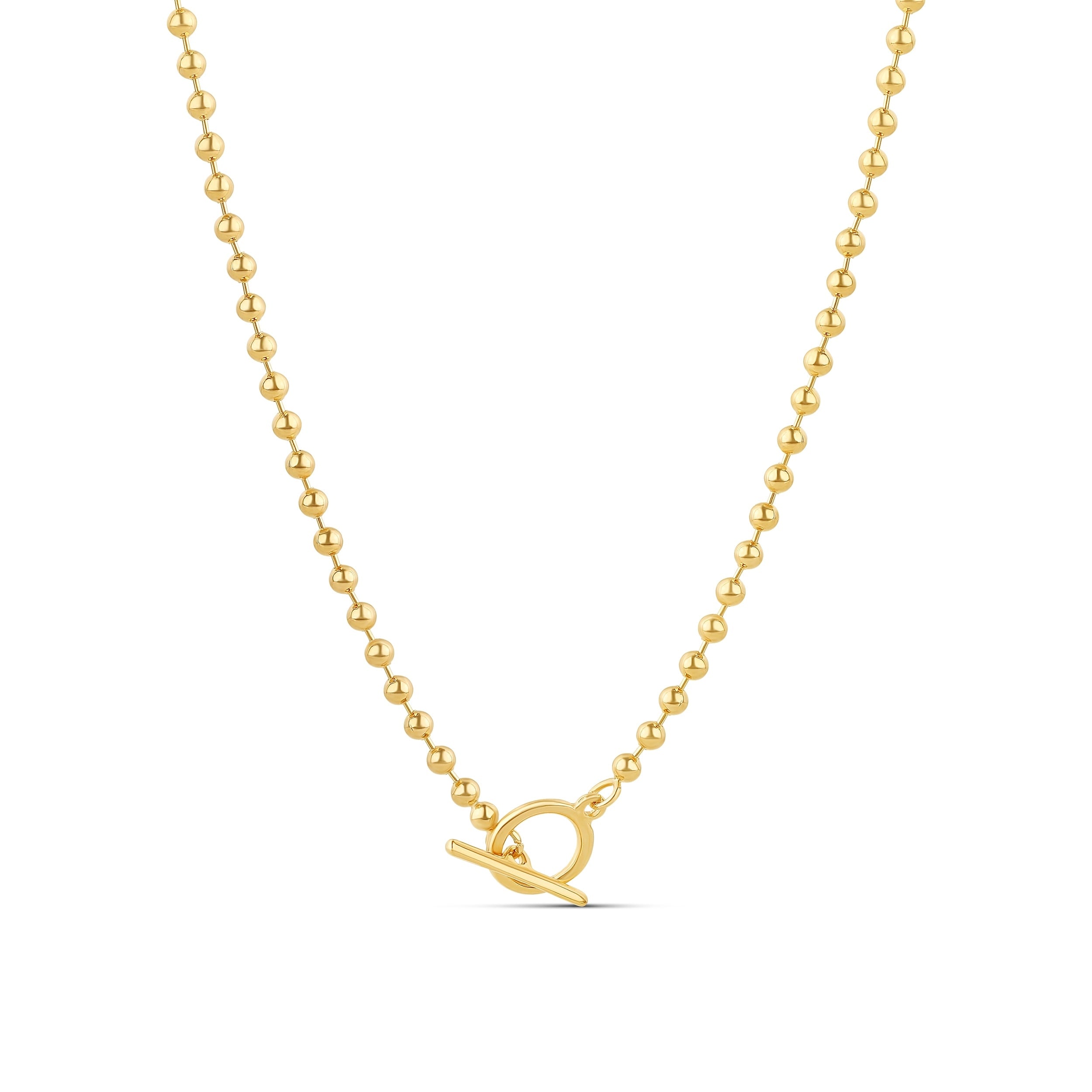 SHYMI Ball Chain Toggle Necklace