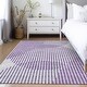 preview thumbnail 31 of 47, Machine Washable Indoor/ Outdoor Abstract Stripe Chantille Rug