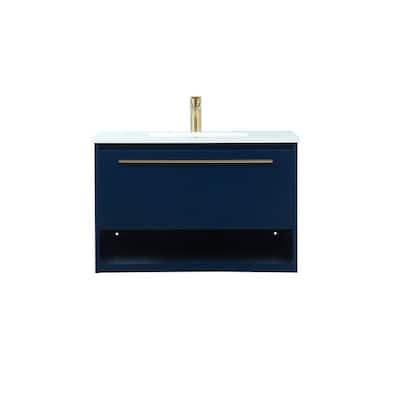 Elegant Lighting VF43530M Roman 30" Wall Mounted Single Basin Vanity