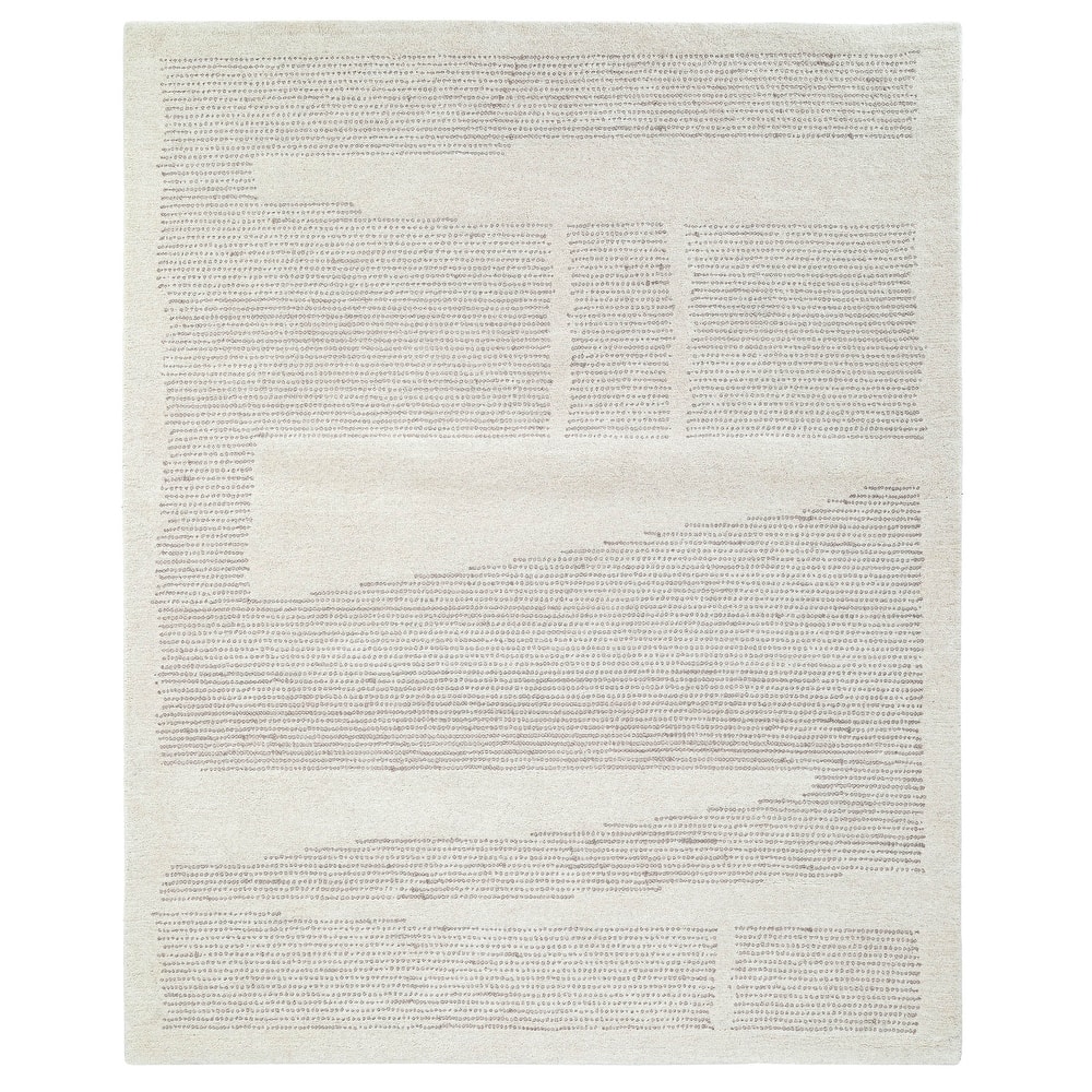 Terra by Obeetee Jaipur Modern Ivory Rug