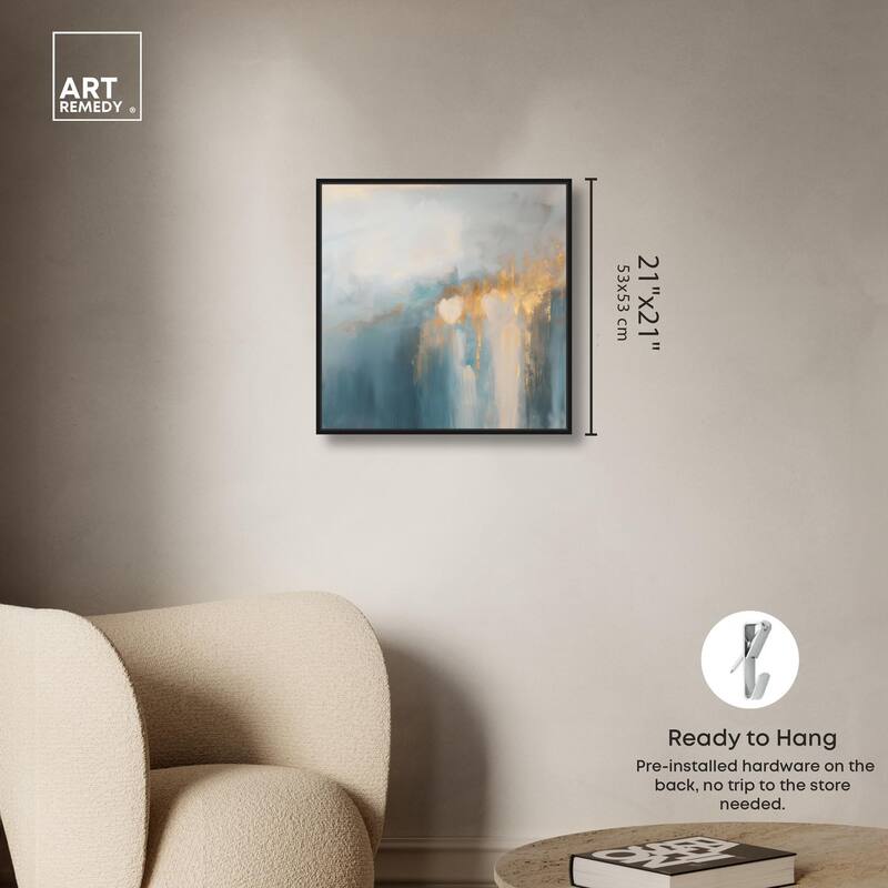 Golden Tears II Canvas by Art Remedy