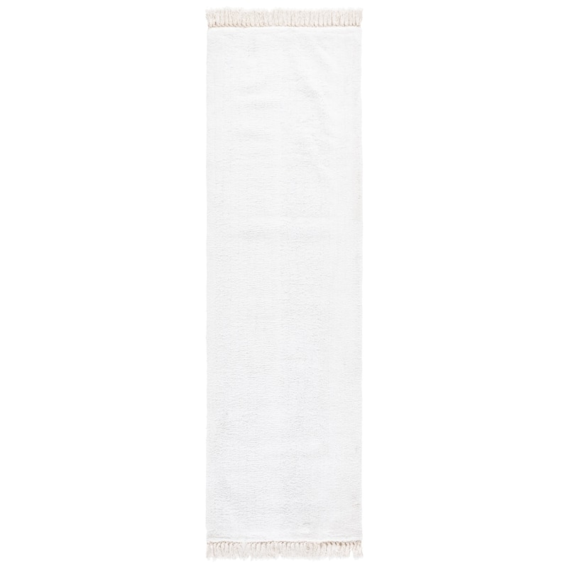 SAFAVIEH Handmade Vermont Neda Rug - 2'3" x 8' Runner - Ivory