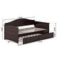 preview thumbnail 56 of 68, AFI Acadia Twin Size Daybed with Twin Trundle