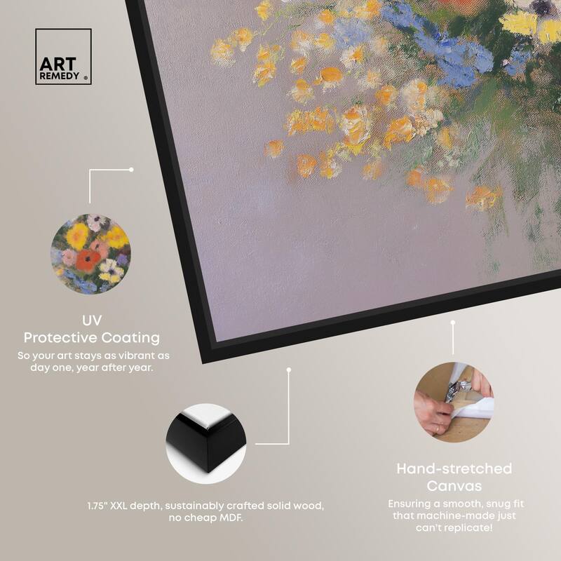 Meadow Flowers Canvas by Art Remedy