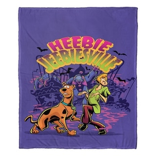 Warner Brothers Scooby-Doo Heebie Jeebiesville Silk Touch Throw Blanket