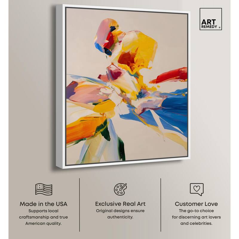 Flippant Bloom I Canvas by Art Remedy