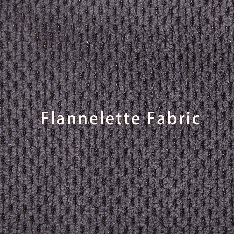 106.5" L-Shaped Flannelette Sectional Sofa with Pull-Out Bed