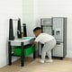 preview thumbnail 9 of 8, Delta Children Gourmet All-in-One Corner Play Kitchen Black - Kitchens - 2-4 Years