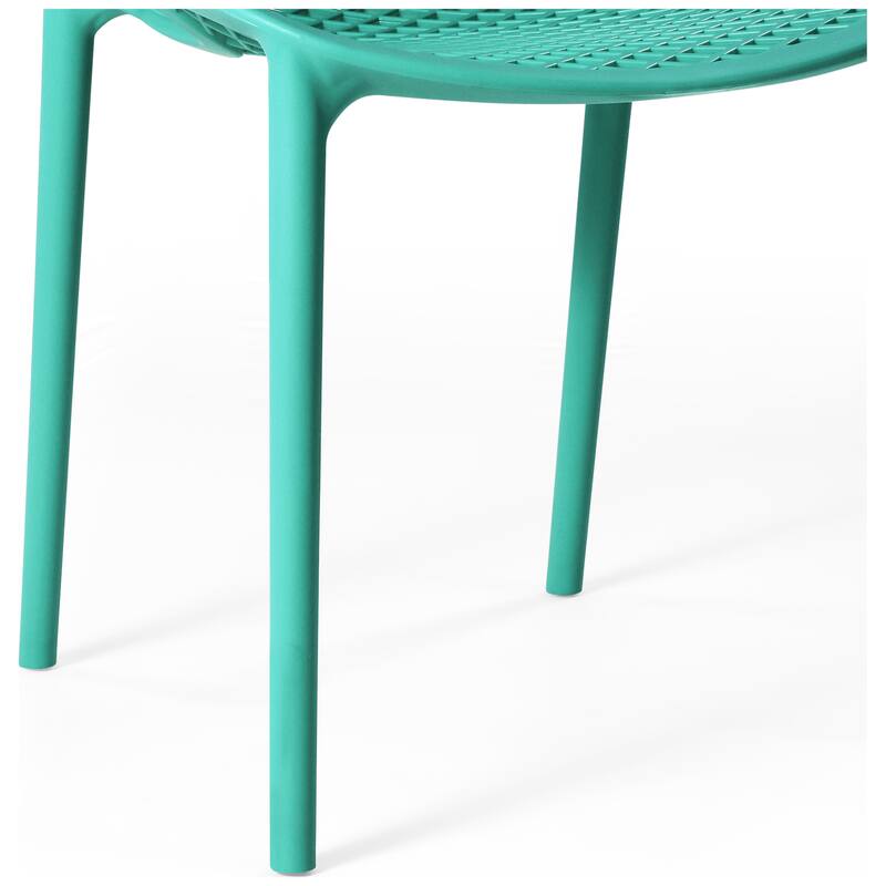 Frond and Form Outdoor Stacking Dining Side Chair (Set of 2)