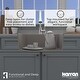 preview thumbnail 16 of 58, Karran Top Mount 25 in. Single Bowl Quartz Kitchen Sink Kit