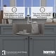 preview thumbnail 34 of 55, Karran Top Mount 25 in. Single Bowl Quartz Kitchen Sink
