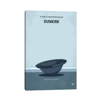 iCanvas "Dunkirk Minimal Movie Poster" by Chungkong Canvas Print