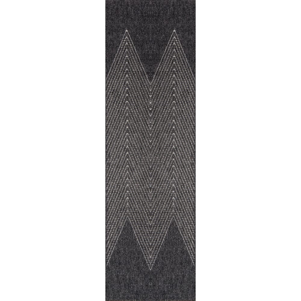 ECARPETGALLERY Machine Woven Raven Indoor/Outdoor Area Rug