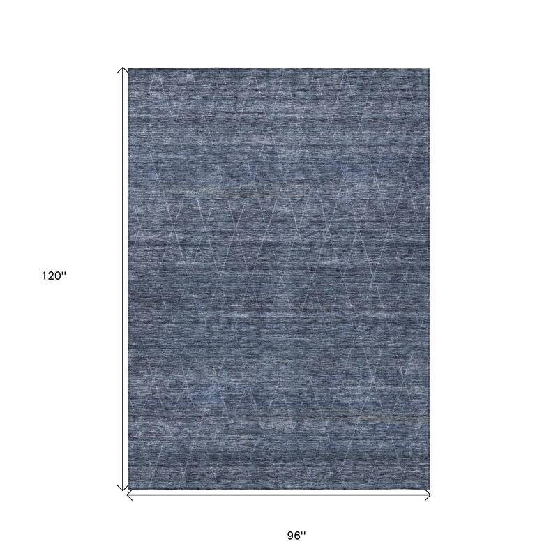 HomeRoots Geometric Transitional Rectangle Outdoor Rug