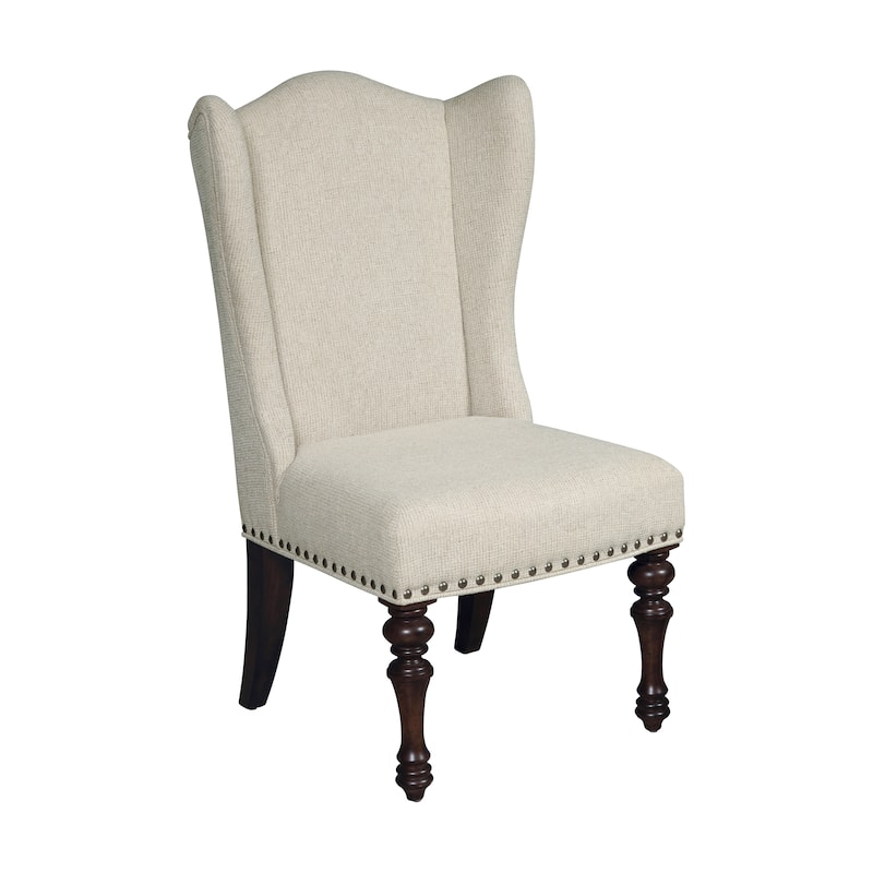 Cooper Falls Upholstered Host Wing Chair - 26.57"W x 43.78"H x 25.43"D