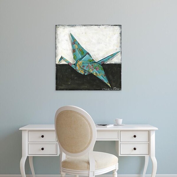 Easy Art Prints Chariklia Zarris's 'Crane' Premium Canvas Art