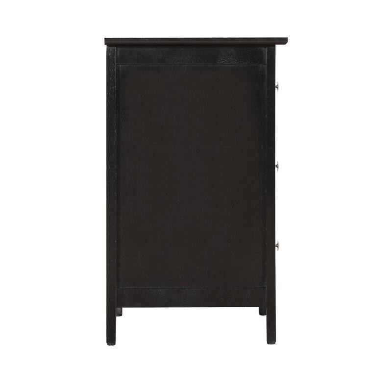 Glory Furniture Contemporary Wooden Nightstand with Drawers