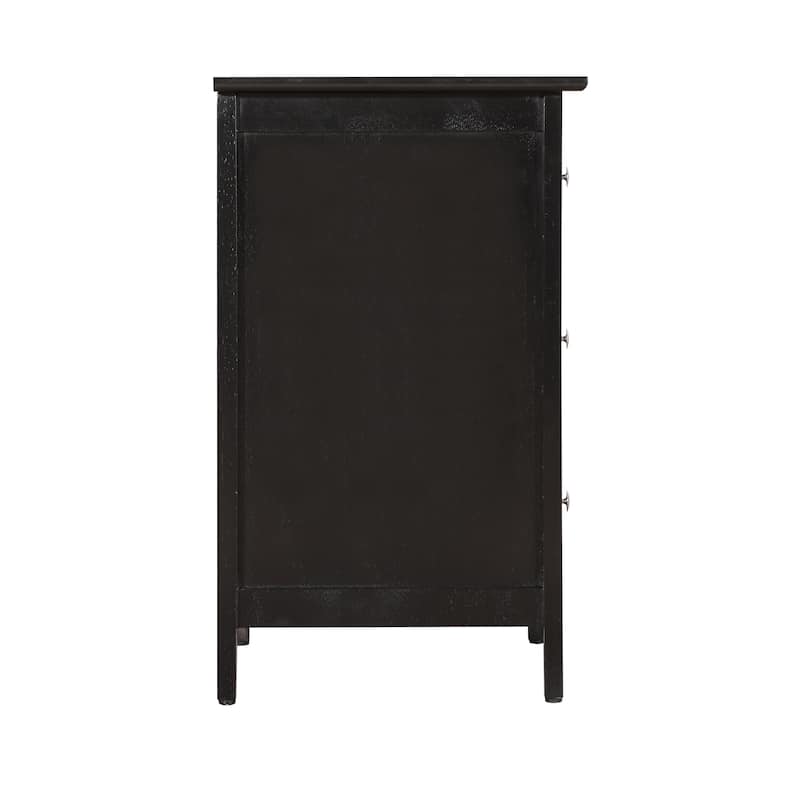 Daniel 3-drawer Transitional Wooden Nightstand