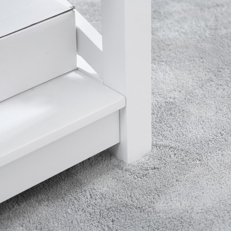 Coffee Table with Storage Drawers and Open Shelf