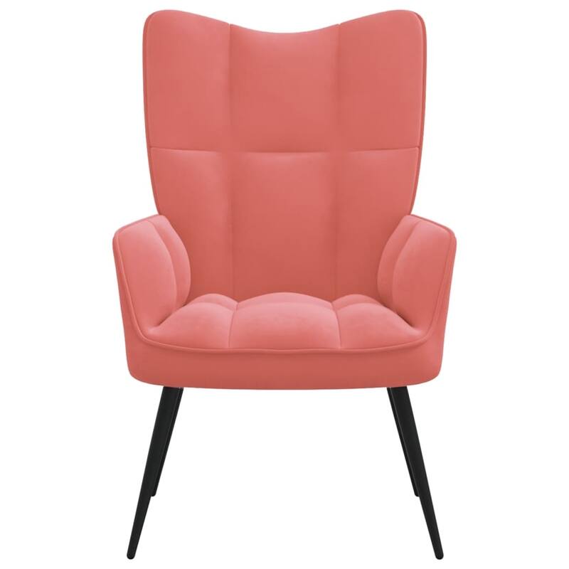 vidaXL Relaxing Chair multi colors Velvet