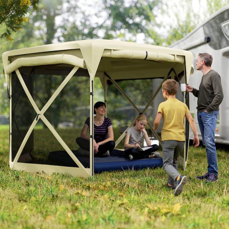 Oxford Fabric Pop-Up Gazebo Tent for 10-12 Persons
