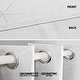 preview thumbnail 21 of 86, Deconovo Decorative Silver Diamond Curtains (2 Panel)