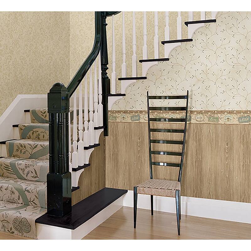 Chesapeake Harley Blueberry Rosehip Trail Wallpaper - 20.5in x 396in x 0.025in