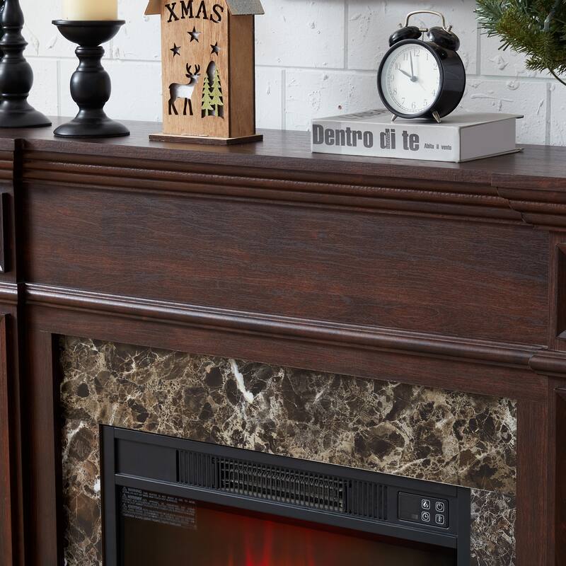 Only Mantel (Not Included 23" Fireplace)--45.6"W*11.8"D*40"H