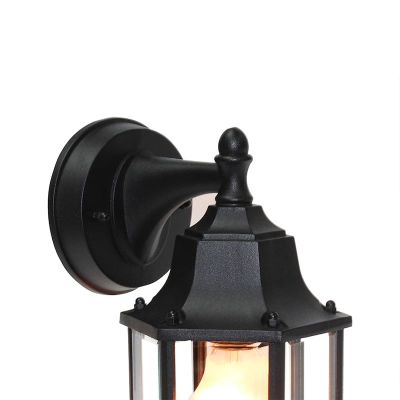 1 Light Outdoor Wall Lighting in Black
