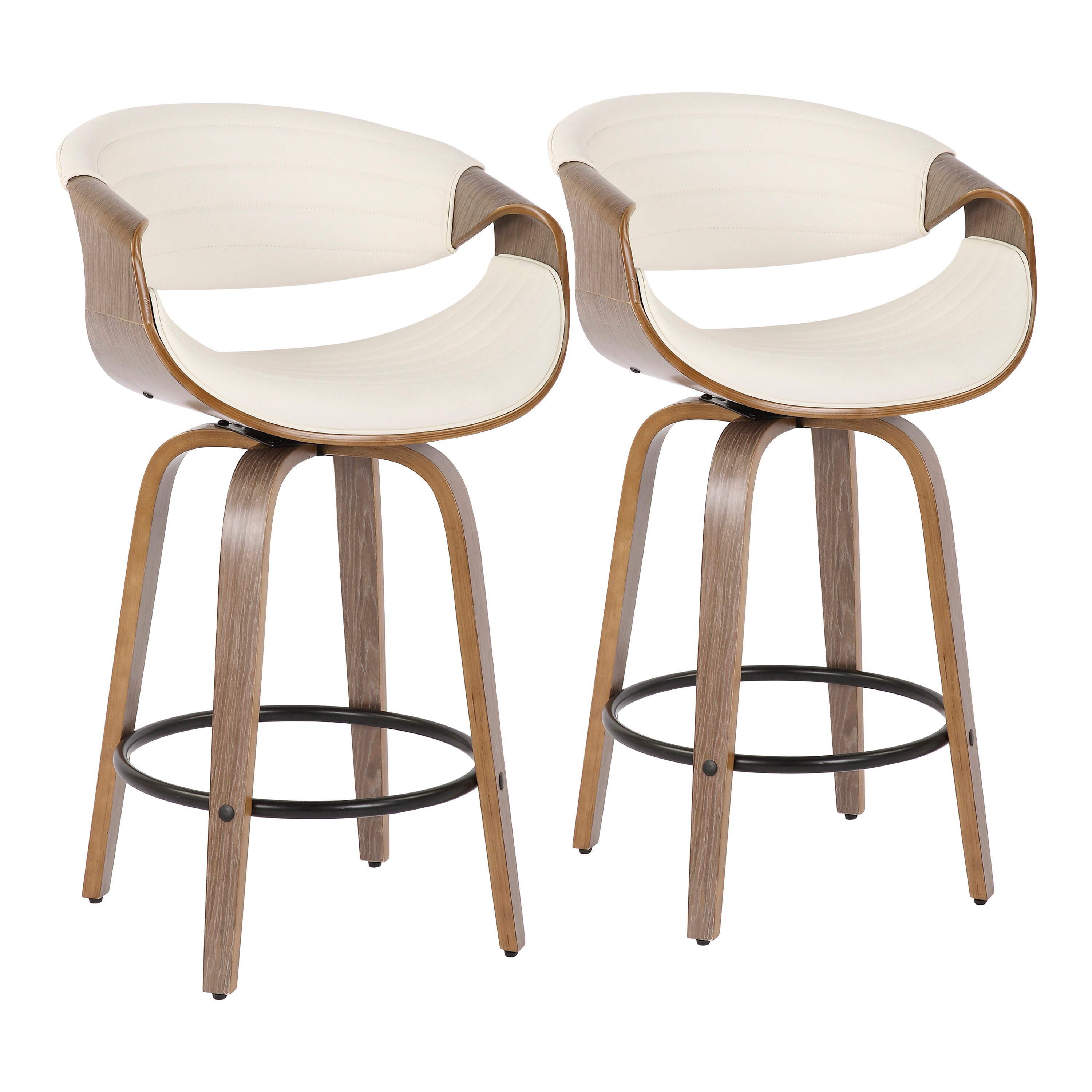 Carson Carrington Kanteborg 26" Counter Stool Set of 2