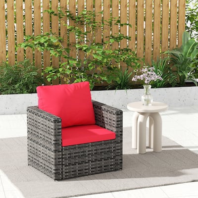 2 Person Seating Group Garden Rattan Chair