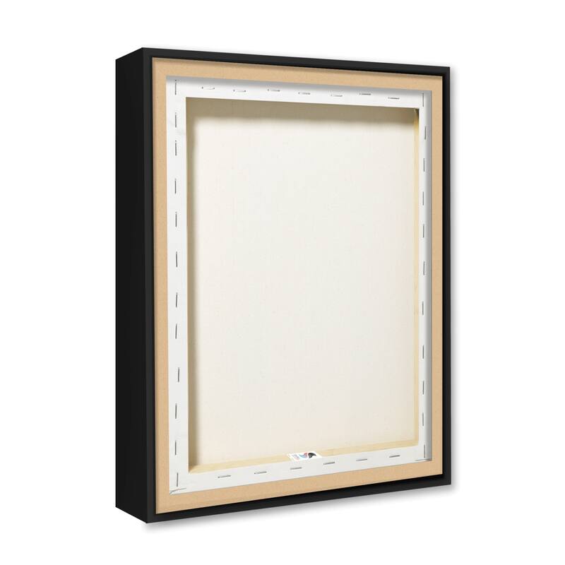 Stupell The Best That Could Happen Phrase Framed Floater Canvas Wall Art by Lil' Rue
