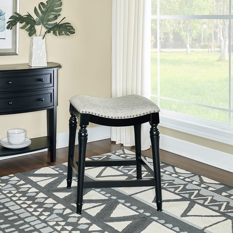 Hayes Big and Tall Saddle Seat Counter Stool