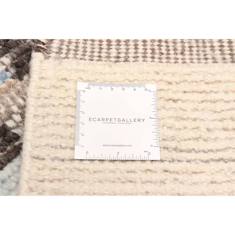 ECARPETGALLERY Hand-knotted Tangier Tan Wool Rug - 8'1 x 9'10