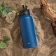 preview thumbnail 20 of 53, JoyJolt Vacuum Insulated Stainless Steel Water Bottle with Flip Lid & Sport Straw Lid - 32 oz