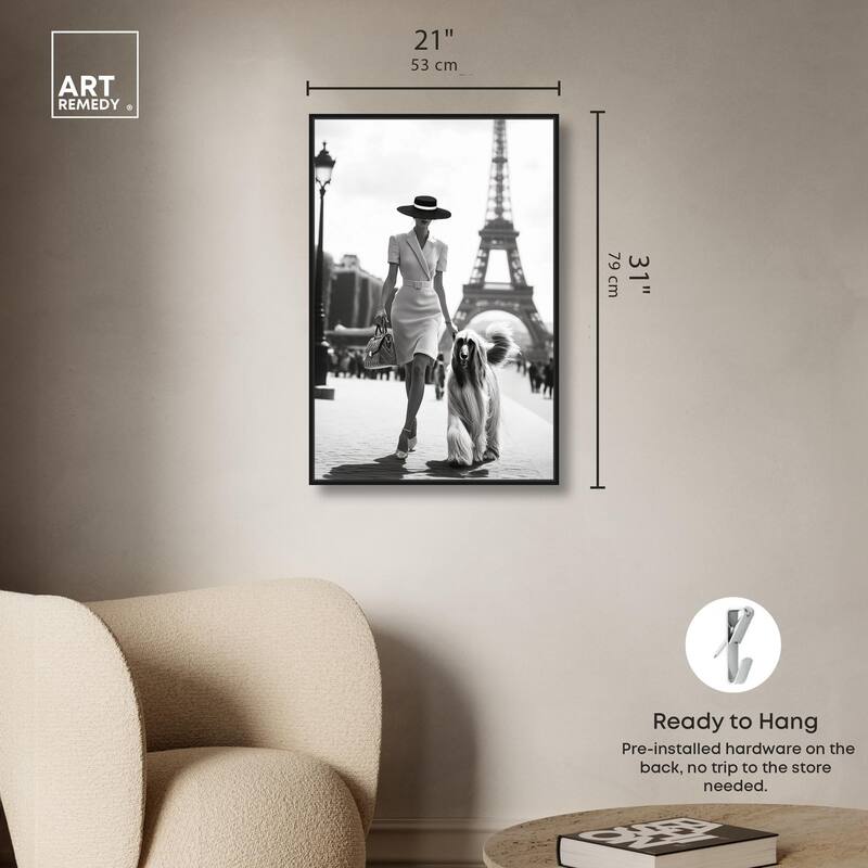 Fashionable Locks Noir Canvas by Art Remedy