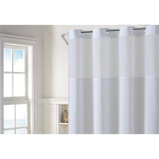 Hookless Plainweave Shower Curtain - Bed Bath & Beyond - 38205351