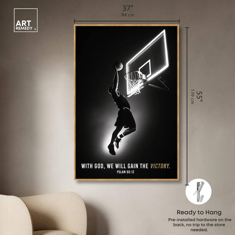 We Will Gain the Victory Canvas by Art Remedy