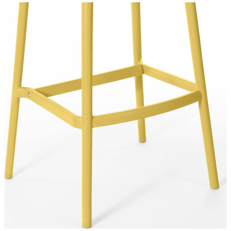 Frond and Form 29.5 Inch Outdoor Bar Stool (Set of 2)