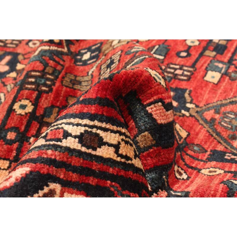ECARPETGALLERY Hand-knotted Andelz Red Wool Rug - 5'11 x 9'4