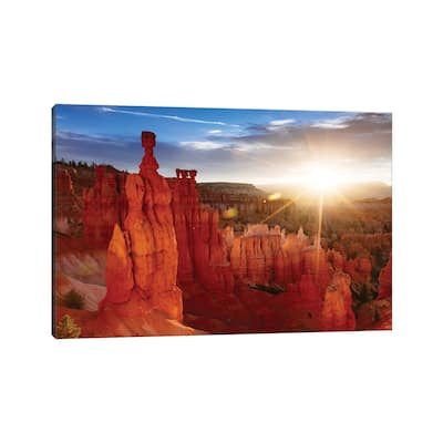 iCanvas "Sunrise, Thor's Hammer, Bryce Canyon National Park, Utah, USA" by Matteo Colombo Canvas Print