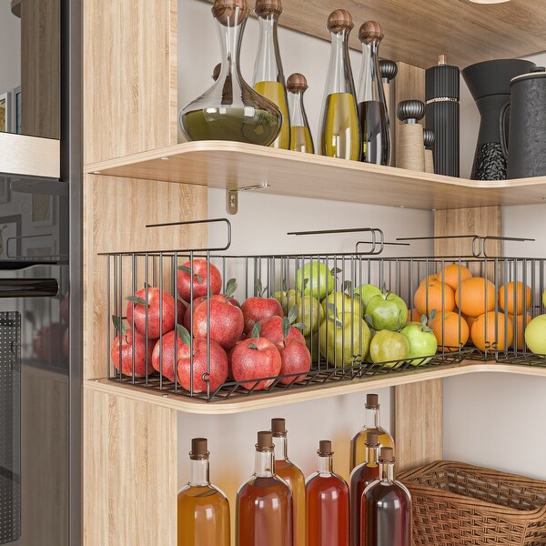 Buffet Display Cabinet Bookshelf Bookcase 81.9 Inches Tall