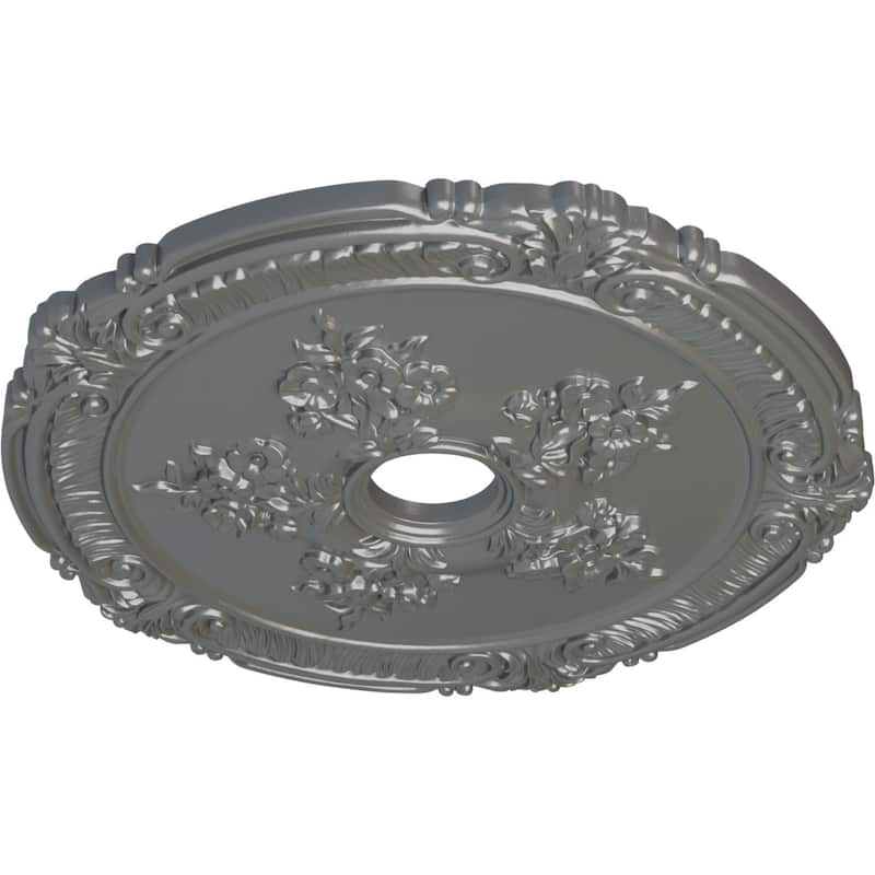 26"OD x 3 3/4"ID x 1 1/2"P Attica with Rose Ceiling Medallion