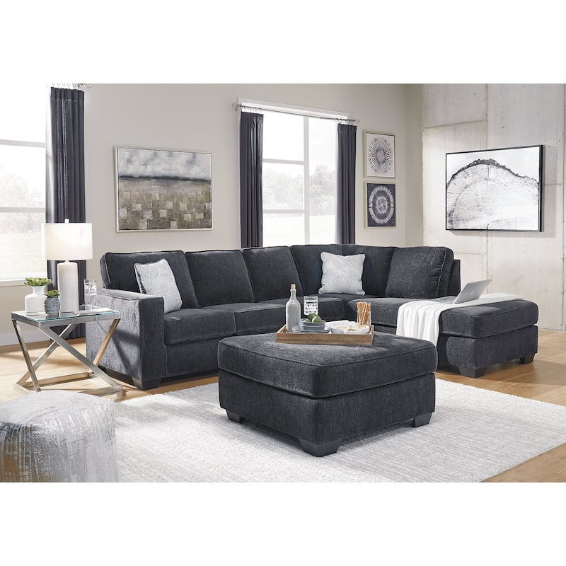 Signature Design by Ashley Altari 2-Piece Sleeper Sectional with Chaise - 110"W x 90"D x 37"H