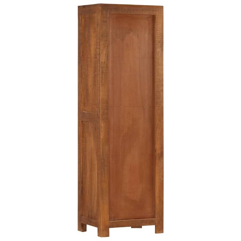vidaXL Highboard with 3 Drawers 15.7"x11.8"x51.2" Solid Mango Wood