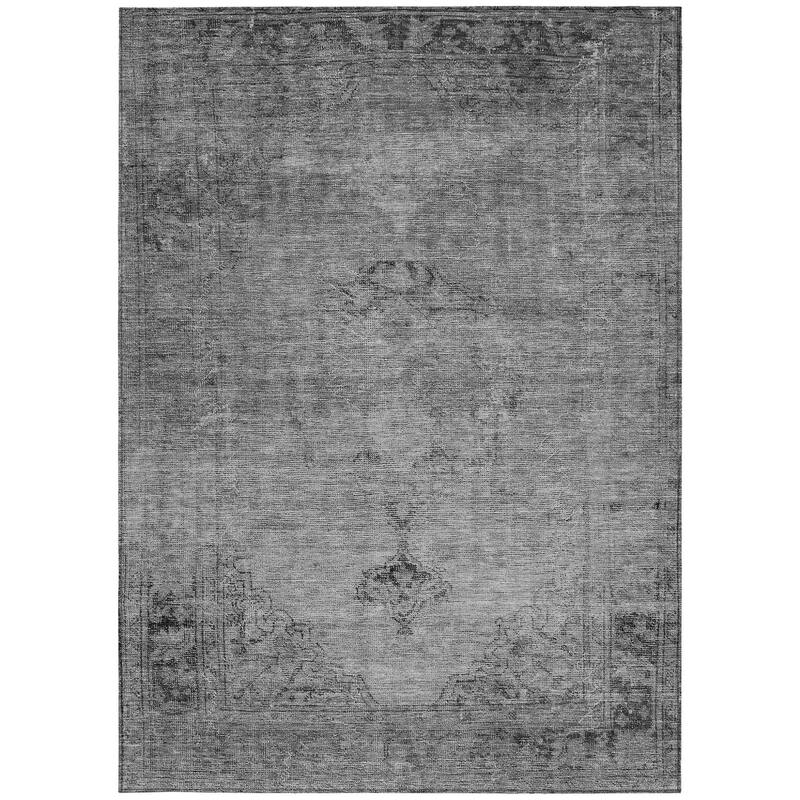 HomeRoots Oriental Traditional Rectangle Outdoor Rug