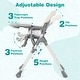 preview thumbnail 8 of 19, Gymax Foldable High Chair for Babies & Toddlers w/ Footrest Detachable