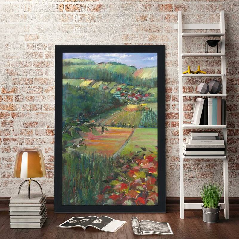 "Country Fields" by Carol Rowan Print on Acrylic.