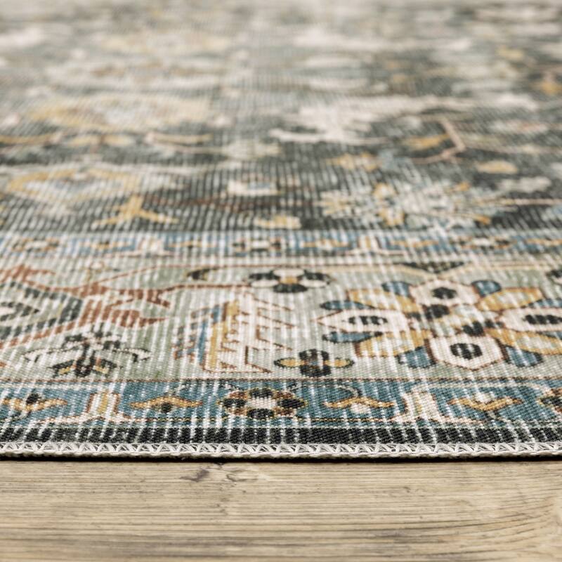 Vista Home Clarissa Washable Vintage Oriental Indoor Area Rug